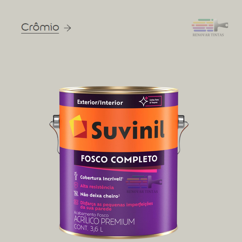 Tinta Suvinil Fosco Completo Premium 3,6 Litros Escolha sua Cor