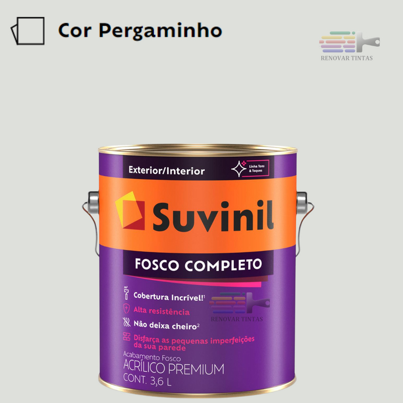 Tinta Suvinil Fosco Completo Premium 3,6 Litros Escolha sua Cor