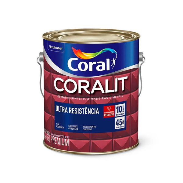 Coralit Ultra Resistencia - Acetinada - Branco - 3,2Ltrs