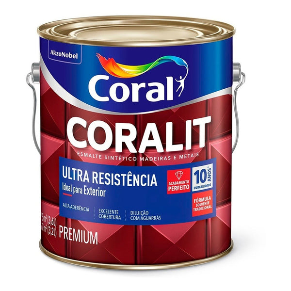 Tinta Esmalte Coralit Sintético Ultra Resistência 3,60l