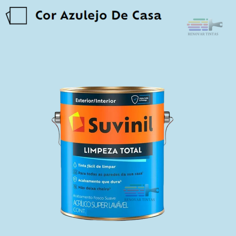 Tinta Lavavel Limpeza Total Suvinil 800ml Escolha sua Cor