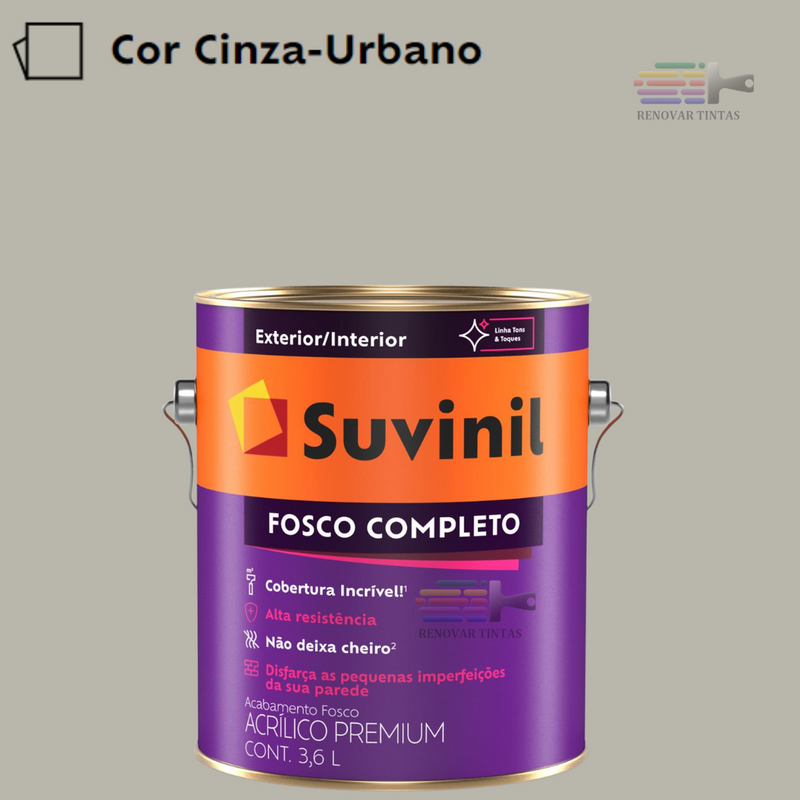 Tinta Suvinil Fosco Completo Premium 3,2 Litros Escolha sua Cor