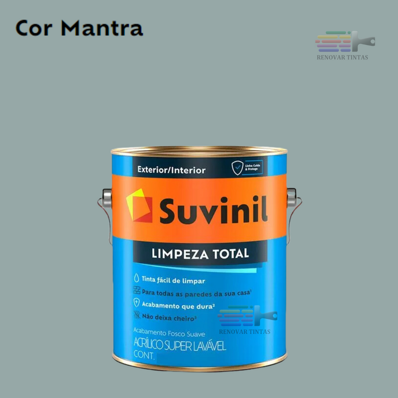 Tinta Lavavel Limpeza Total Suvinil 800ml Escolha sua Cor