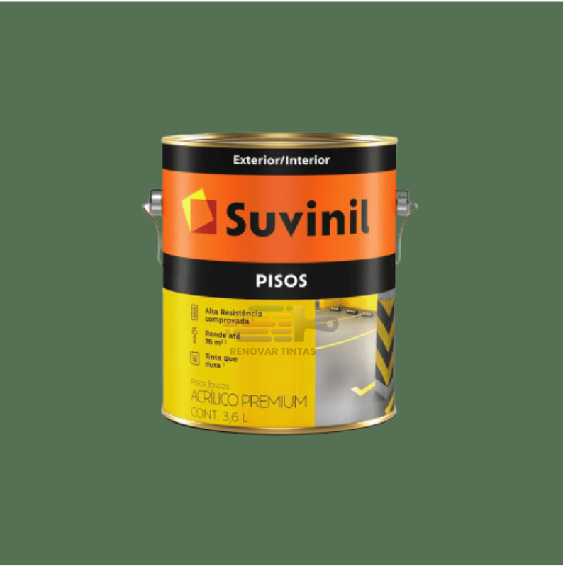 Tinta Acrílico Premium Para Piso Diversas Cores Suvinil 3,6l