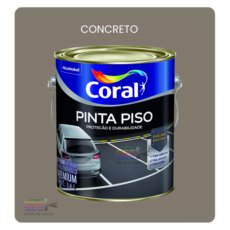 Pinta Piso Tinta Demarcação 3,6l