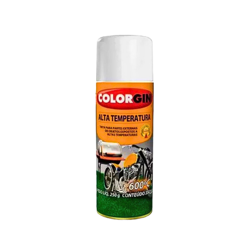 Spray  Alta Temperatura - Acabamento Fosco 350ml Colorgin