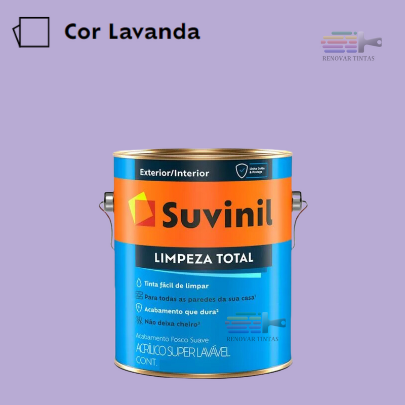 Tinta Lavavel Limpeza Total Suvinil 800ml Escolha sua Cor