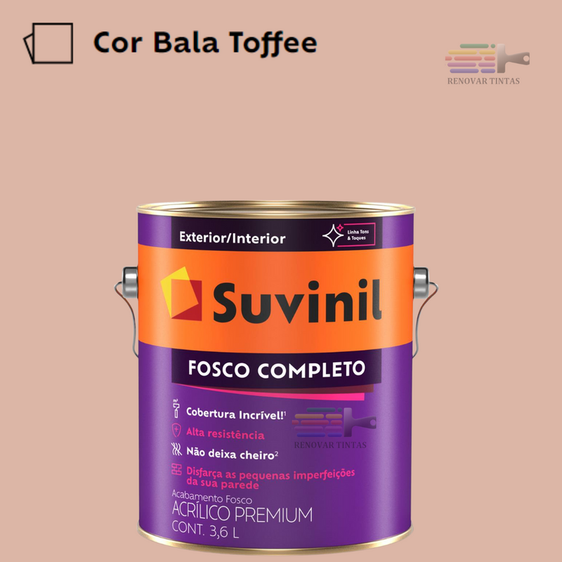 Tinta Suvinil Fosco Completo Premium 3,2 Litros Escolha sua Cor