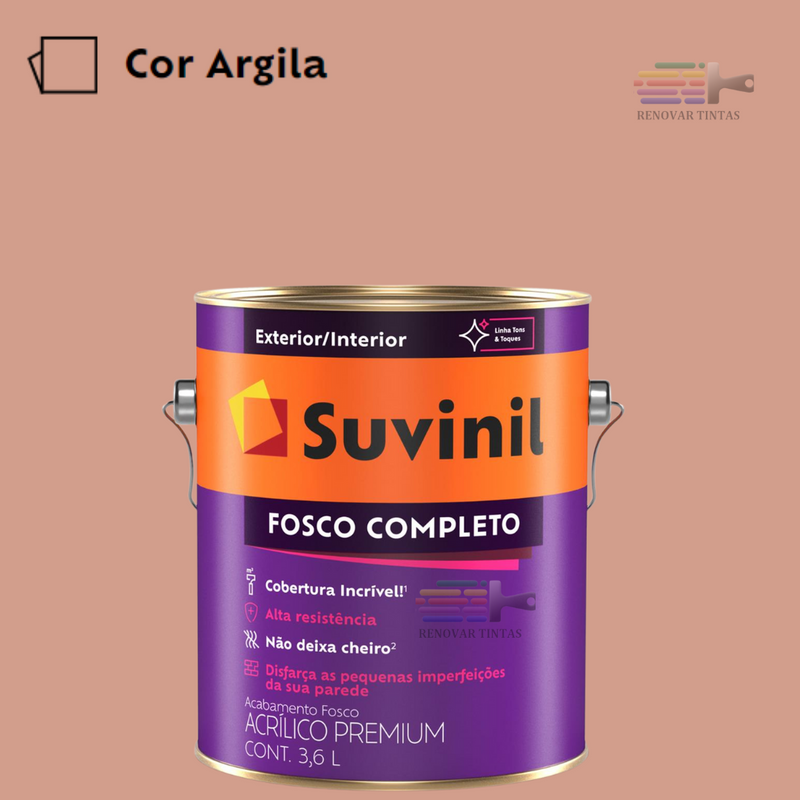 Tinta Suvinil Fosco Completo Premium 3,2 Litros Escolha sua Cor