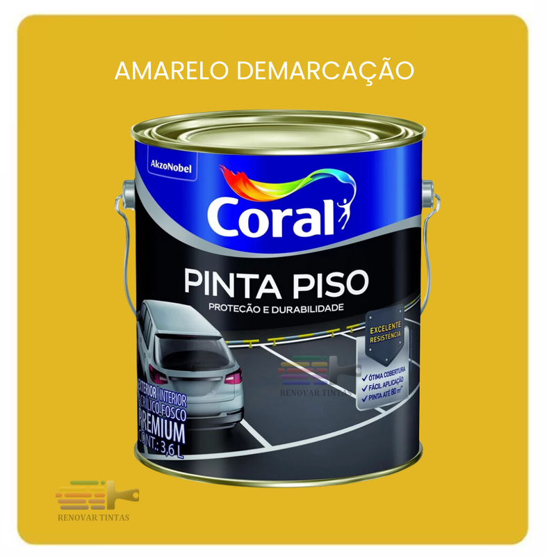 Pinta Piso Tinta Demarcação 3,6l