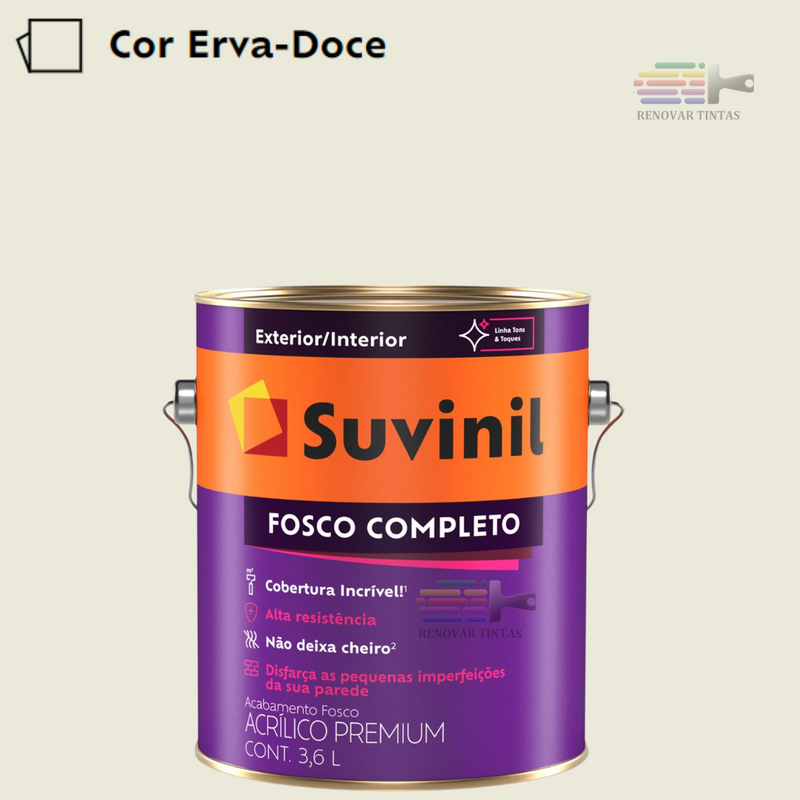 Tinta Suvinil Fosco Completo Premium 3,2 Litros Escolha sua Cor