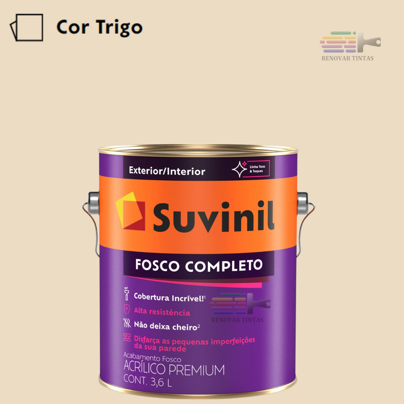 Tinta Suvinil Fosco Completo Premium 3,2 Litros Escolha sua Cor