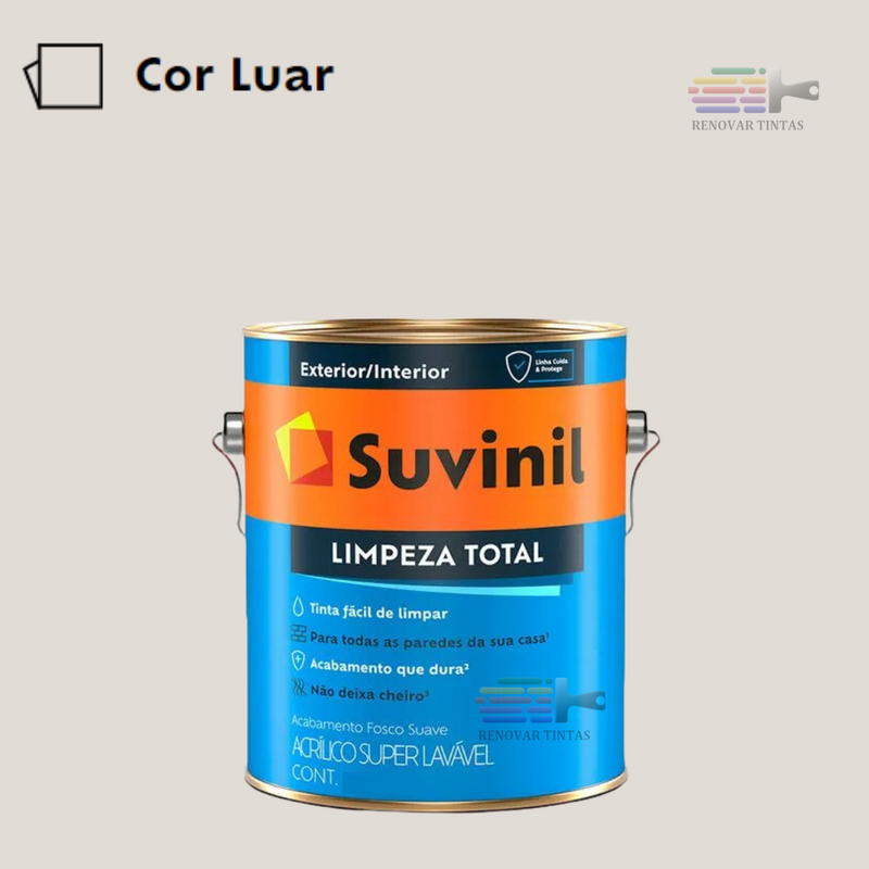 Tinta Lavavel Limpeza Total Suvinil 800ml Escolha sua Cor