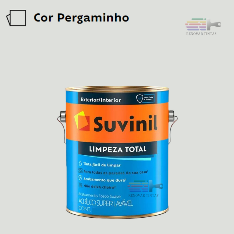 Tinta Lavavel Limpeza Total Suvinil 800ml Escolha sua Cor