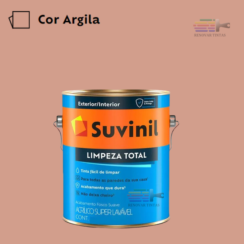 Tinta Lavavel Limpeza Total Suvinil 800ml Escolha sua Cor