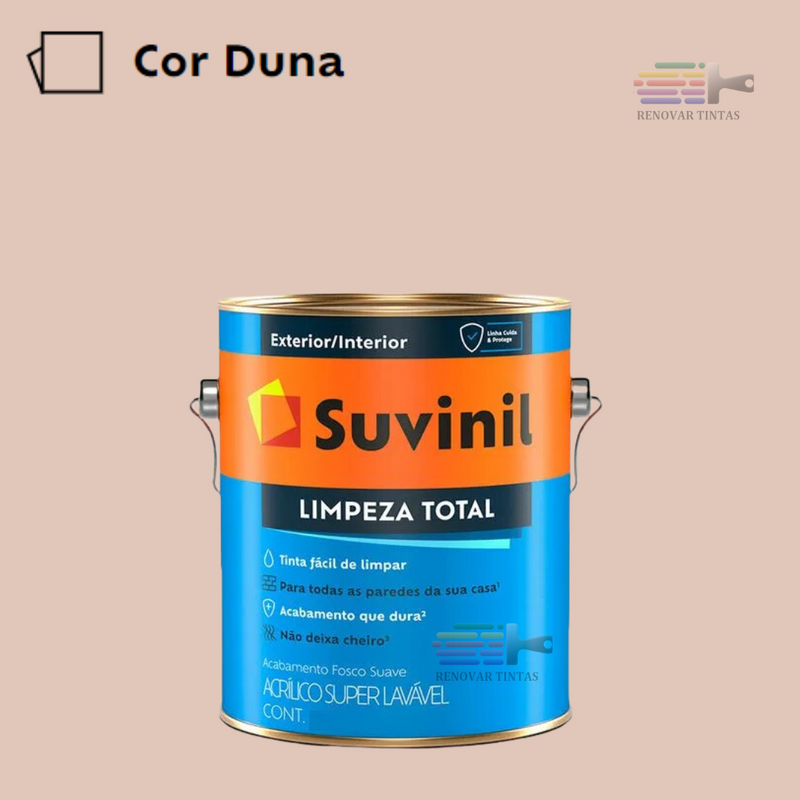 Tinta Lavavel Limpeza Total Suvinil 800ml Escolha sua Cor