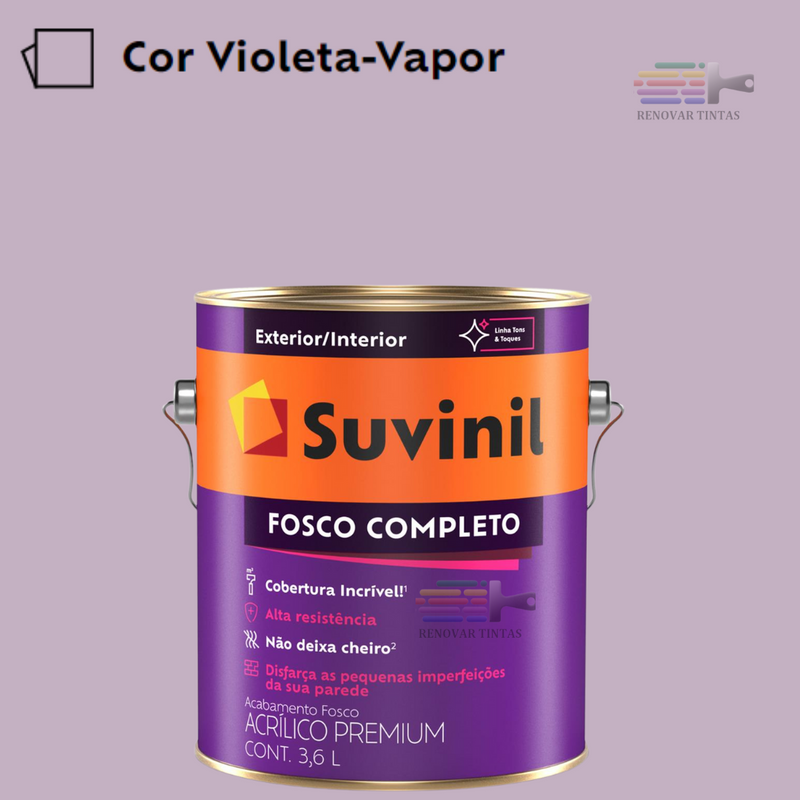 Tinta Suvinil Fosco Completo Premium 3,2 Litros Escolha sua Cor