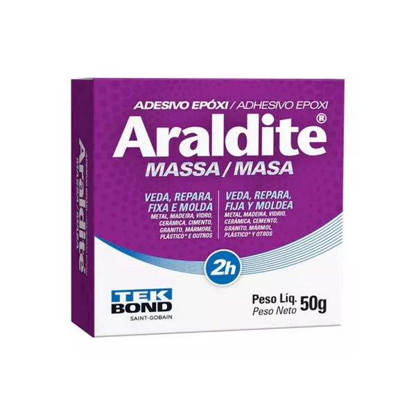 Adesivo Epoxi Araldite Massa 50g Silicones Tek Bond