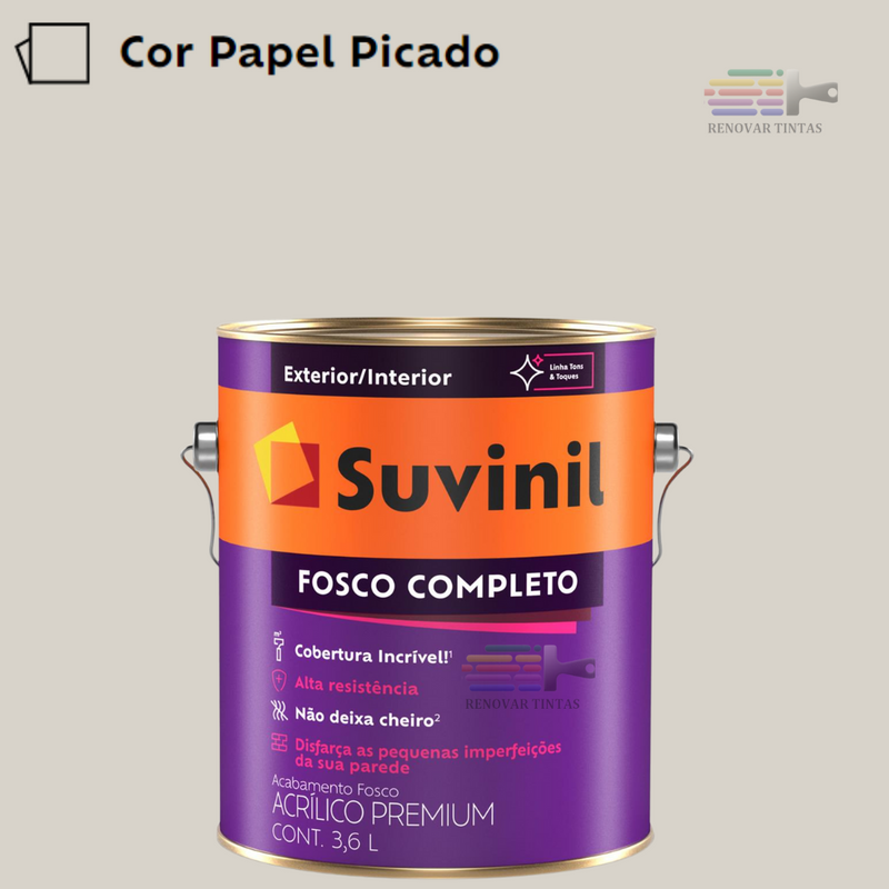 Tinta Suvinil Fosco Completo Premium 3,2 Litros Escolha sua Cor