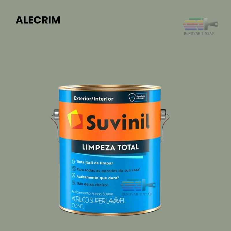 Tinta Lavavel Limpeza Total Suvinil 800ml Escolha sua Cor