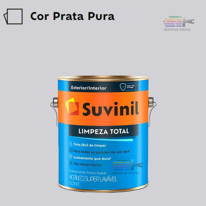 Tinta Lavavel Limpeza Total Suvinil 800ml Escolha sua Cor