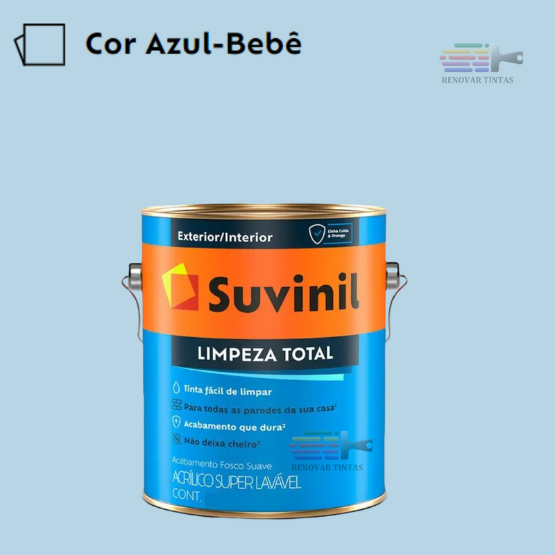 Tinta Lavavel Limpeza Total Suvinil 800ml Escolha sua Cor