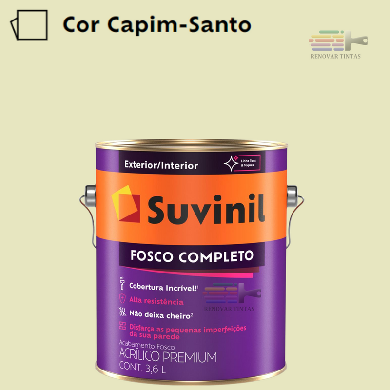 Tinta Suvinil Fosco Completo Premium 3,2 Litros Escolha sua Cor