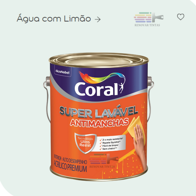 Tinta Concentrada Acrílica Fosca Rende Muito Coral 800ml