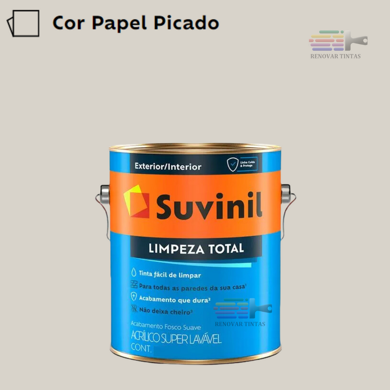 Tinta Lavavel Limpeza Total Suvinil 800ml Escolha sua Cor