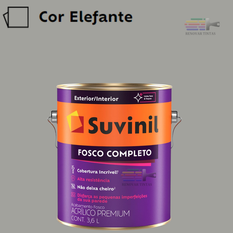 Tinta Suvinil Fosco Completo Premium 3,2 Litros Escolha sua Cor