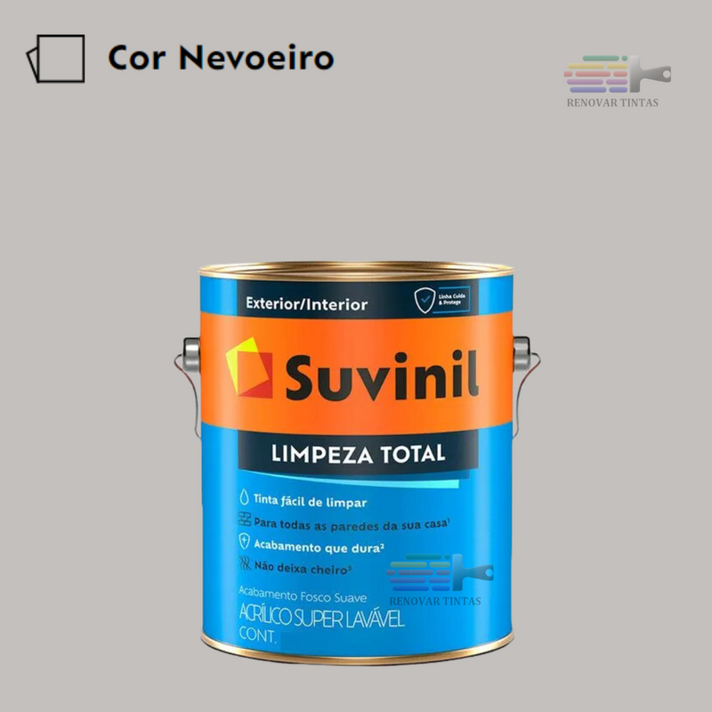 Tinta Lavavel Limpeza Total Suvinil 800ml Escolha sua Cor