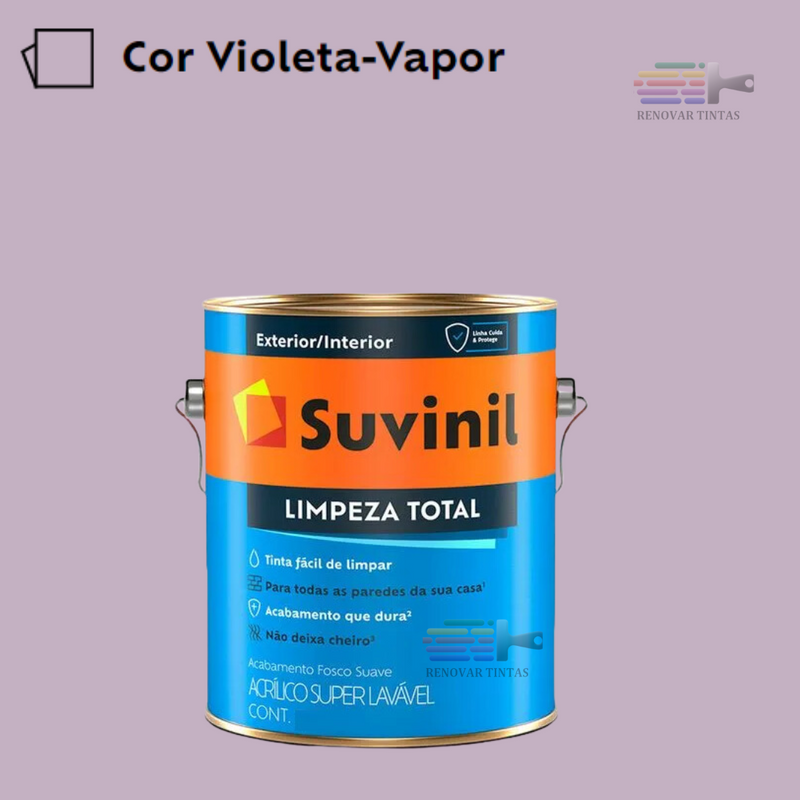 Tinta Lavavel Limpeza Total Suvinil 800ml Escolha sua Cor