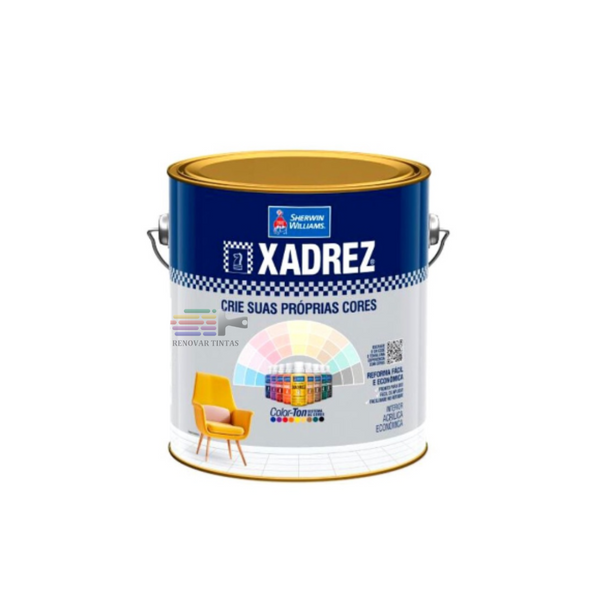 Tinta Acrílica Econo. Xadrez Branco Neve 3L Sherwin Williams