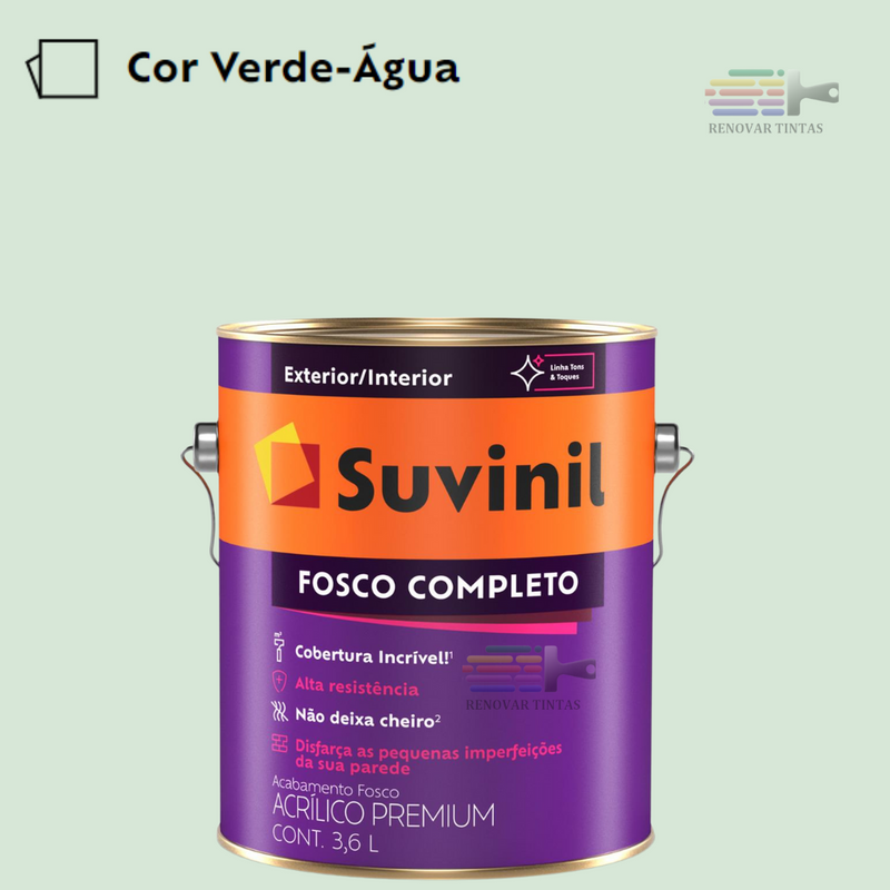 Tinta Suvinil Fosco Completo Premium 3,2 Litros Escolha sua Cor