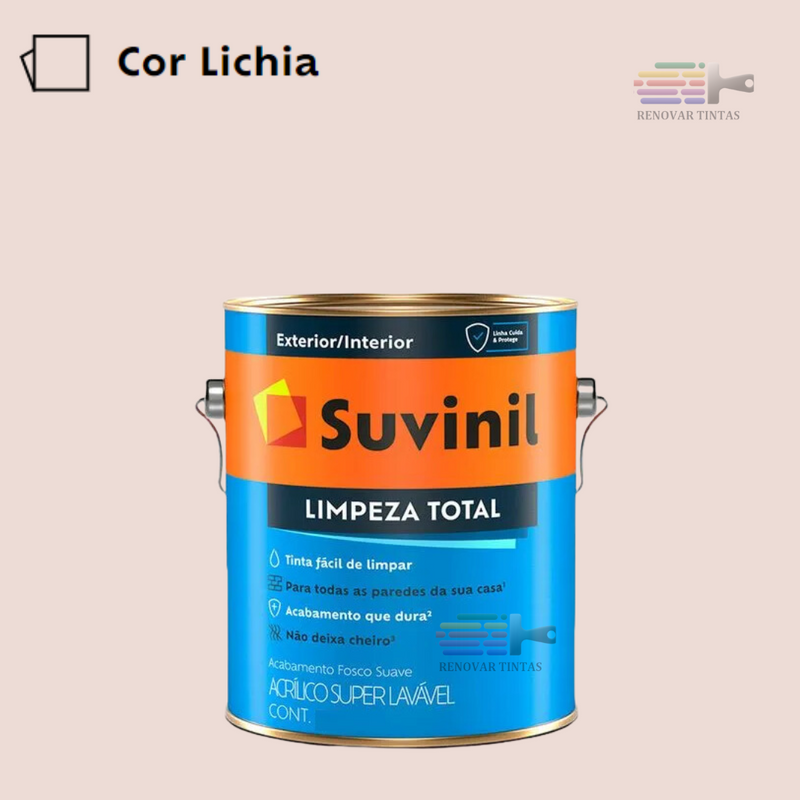 Tinta Lavavel Limpeza Total Suvinil 800ml Escolha sua Cor