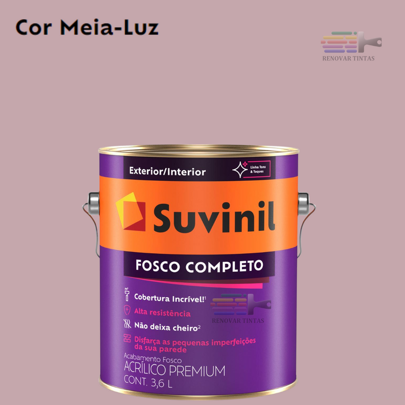 Tinta Suvinil Fosco Completo Premium 3,2 Litros Escolha sua Cor