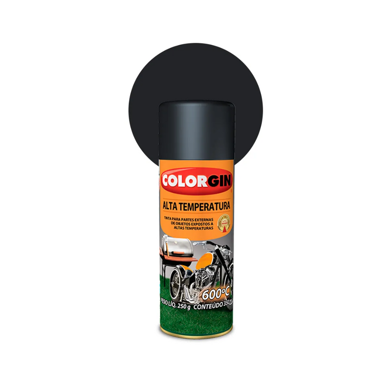 Spray  Alta Temperatura - Acabamento Fosco 350ml Colorgin