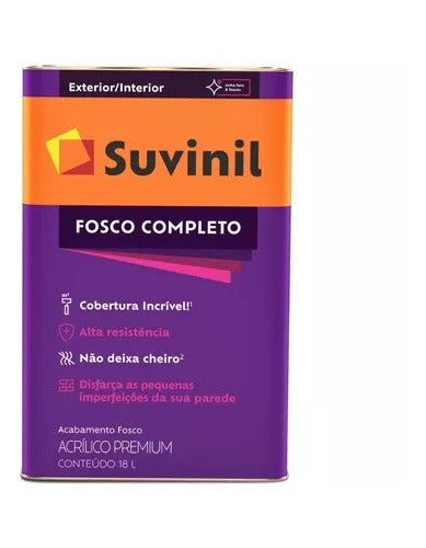 Tinta Acrílica Fosco Completo 18l Suvinil - Varias Cores