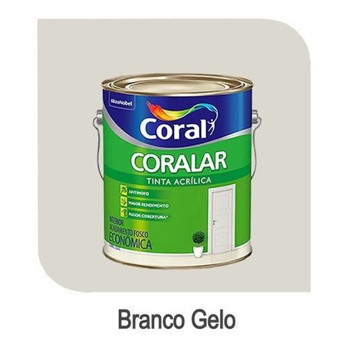 Tinta Coral Econômica Látex Acrílica Fosca Cores 3,6 Litros