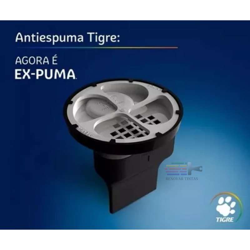 Ralo Anti-espuma Tigre Sem Grelha 100mm