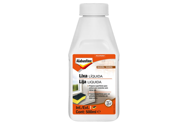 Lixa Líquida Alabastine 500ml P/ Madeiras E Metais: Renovação Eficiente com Toque Profissional